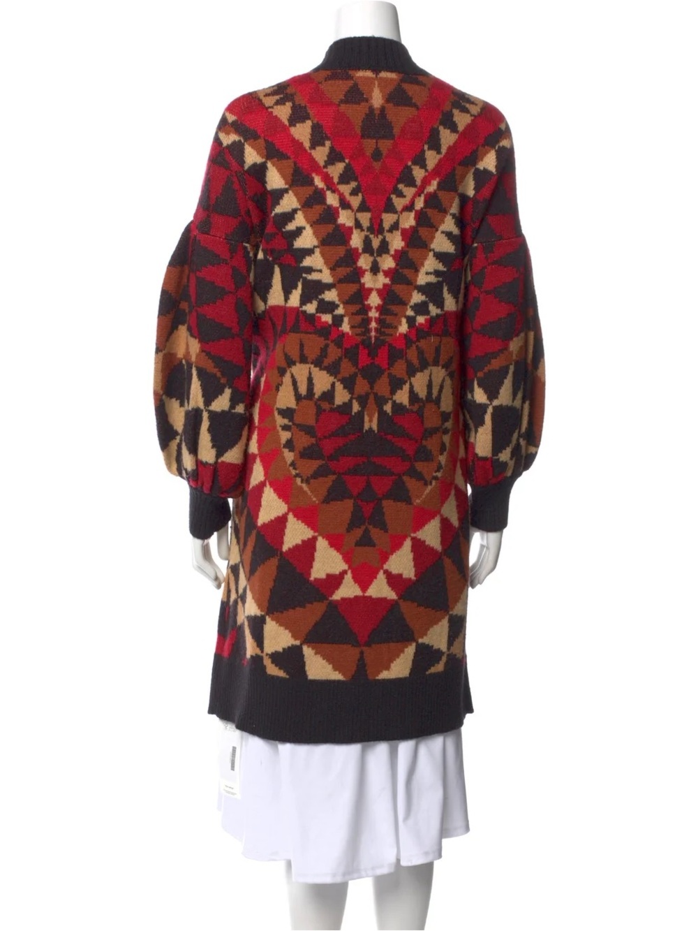 Black Heart Deco Maxi Knit Cardigan - Picture 3 of 5